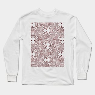 Carrot/Radish and Knife Coat of Arms Long Sleeve T-Shirt